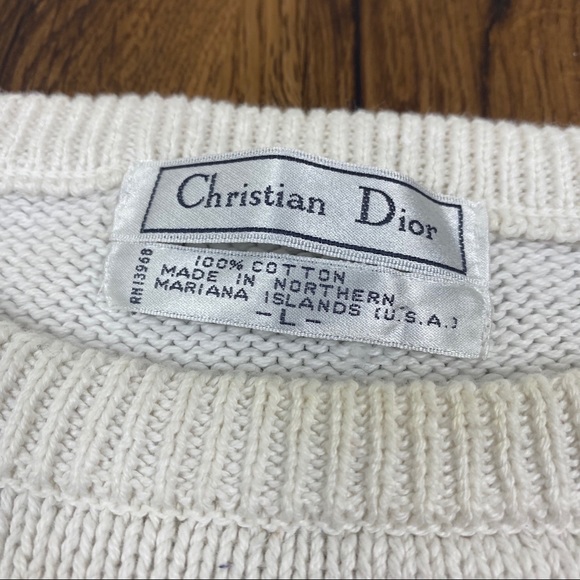 CHRISTIAN DIOR VINTAGE SWEATER - Picture 3 of 7